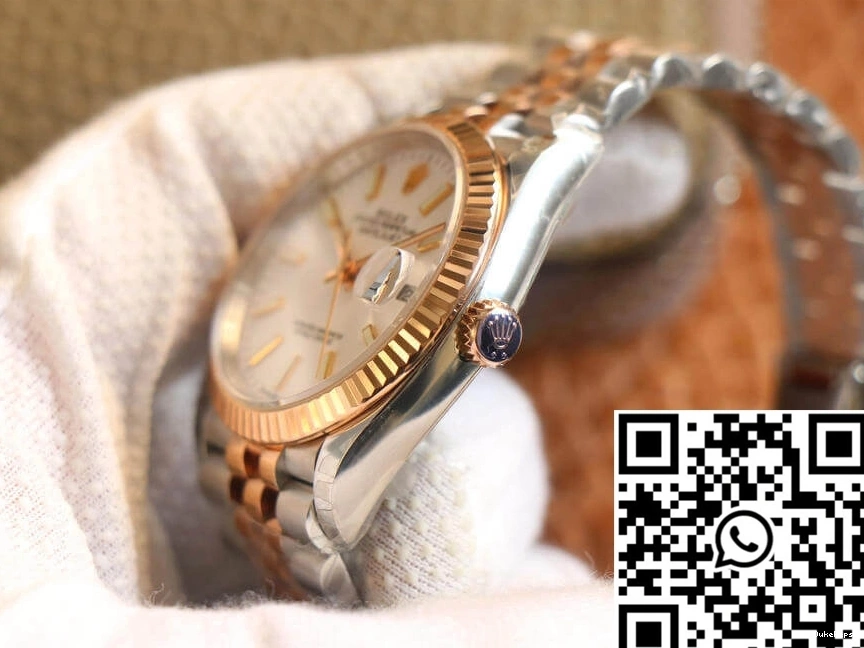 Dial Rolex EW Factory Gold M126231-0017 White Rose Datejust 0705
